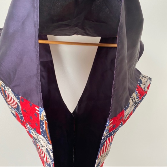 Vintage American Patriot Old Glory Dog Vest Large - Picture 7 of 7